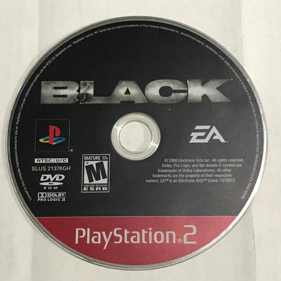 PS2 Black PlayStation 2 - Picture 1 of 2